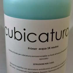 1 LT. Primer ATOSSICO acqua - colore - FAST CUBIC - NEUTRO