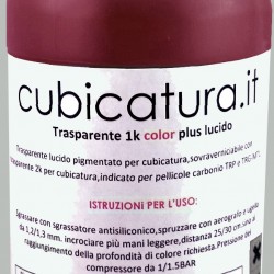 NEW - Trasparente 2k color plus - ROSSO