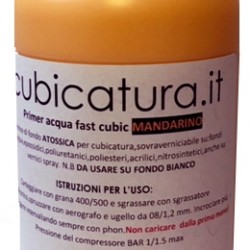 1 LT. Primer ATOSSICO acqua - colore - FAST CUBIC - MANDARINO